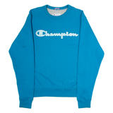CHAMPION Mens Sweatshirt Blue Crew Neck S