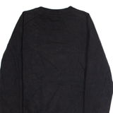 CHAMPION Mens Sweatshirt Black Crew Neck S