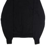 CHAMPION Entertainment Tonight Mens Sweatshirt Black 1/4 Zip M
