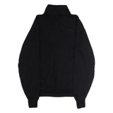 CHAMPION Entertainment Tonight Mens Sweatshirt Black 1/4 Zip M