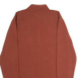 CARHARTT Relaxed Fit Mens Sweatshirt Red 1/4 Zip S