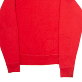 CHAMPION Mens Sweatshirt Red Crew Neck S