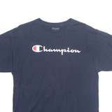 CHAMPION Mens T-Shirt Blue L