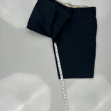 Dickies Shorts - 34W 11L Navy Polyester Blend