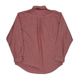 Tommy Hilfiger Checked Shirt - Large Red Cotton