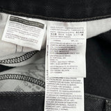 505 Levis Jeans - 33W 30L Black Cotton