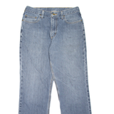 CARHARTT Workwear Mens Jeans Blue Relaxed Straight Stone Wash W34 L34