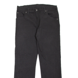 DICKIES Workwear Mens Jeans Black Regular Straight W34 L30