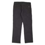 DICKIES Workwear Mens Jeans Black Regular Straight W34 L30