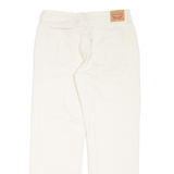 LEVI'S Low Pro Womens Jeans Cream Regular Straight W32 L30