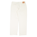 LEVI'S Low Pro Womens Jeans Cream Regular Straight W32 L30