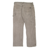 DICKIES Carpenter Workwear Mens Jeans Grey Relaxed Straight W34 L30