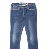 HYDRAULIC Lola Womens Jeans Blue Slim Bootcut Stone Wash W32 L31