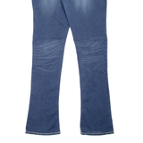 HYDRAULIC Lola Womens Jeans Blue Slim Bootcut Stone Wash W32 L31