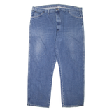 DICKIES Workwear Mens Jeans Blue Regular Tapered Stone Wash W44 L31