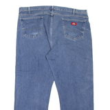 DICKIES Workwear Mens Jeans Blue Regular Tapered Stone Wash W44 L31