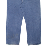 DICKIES Workwear Mens Jeans Blue Regular Tapered Stone Wash W44 L31