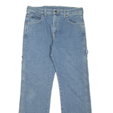 DICKIES Carpenter Workwear Mens Jeans Blue Relaxed Straight W32 L30