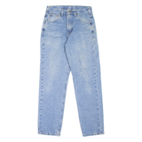 CARHARTT Workwear Mens Jeans Blue Relaxed Tapered Stone Wash W30 L32