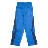 REEBOK Boys Track Pants Blue Straight L W24 L26