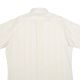 N39 Mens Shirt Yellow Striped L