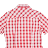 JACK WOLFSKIN Womens Shirt Red Check Long Sleeve UK 10