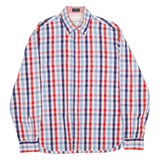 PAUL & SHARK Mens Shirt Blue Gingham Long Sleeve L