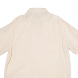 LARISSA Mens Plain Shirt Beige L