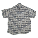 MANHATTAN CLUB Mens Shirt Grey L