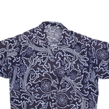 LAST SCENE Womens Shirt Blue Floral S