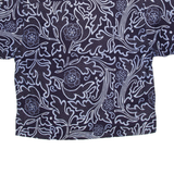 LAST SCENE Womens Shirt Blue Floral S