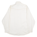ARIZONA JEANS Mens Plain Shirt White Long Sleeve M