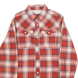 G-STAR RAW Mens Shirt Orange Check Long Sleeve S