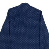 BOSS Slim Fit Mens Plain Shirt Blue Long Sleeve S
