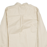 LYLE & SCOTT Mens Plain Shirt Beige Long Sleeve M