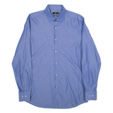 BOSS Slim Fit Mens Shirt Blue Long Sleeve M