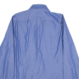 BOSS Slim Fit Mens Shirt Blue Long Sleeve M