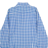 BOSS Slim Fit Mens Shirt Blue Gingham Long Sleeve M