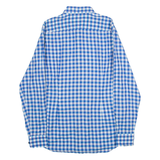 BOSS Slim Fit Mens Shirt Blue Gingham Long Sleeve M