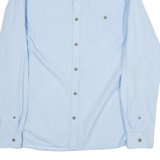 TED BAKER Mens Plain Shirt Blue Long Sleeve S