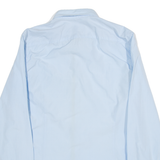 TED BAKER Mens Plain Shirt Blue Long Sleeve S