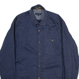 TED BAKER Mens Shirt Blue Long Sleeve S