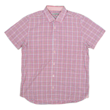 TED BAKER Mens Shirt Pink Check M