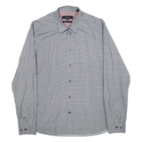 TED BAKER Regular Fit Mens Shirt Grey Long Sleeve M