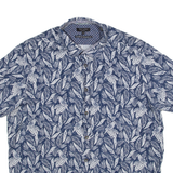 TED BAKER Mens Shirt Blue Floral L
