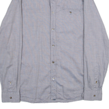 TED BAKER Mens Plain Shirt Grey Long Sleeve M