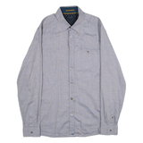 TED BAKER Mens Plain Shirt Grey Long Sleeve M