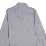 TED BAKER Mens Plain Shirt Grey Long Sleeve M