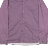 TED BAKER Mens Shirt Purple Long Sleeve M