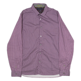 TED BAKER Mens Shirt Purple Long Sleeve M